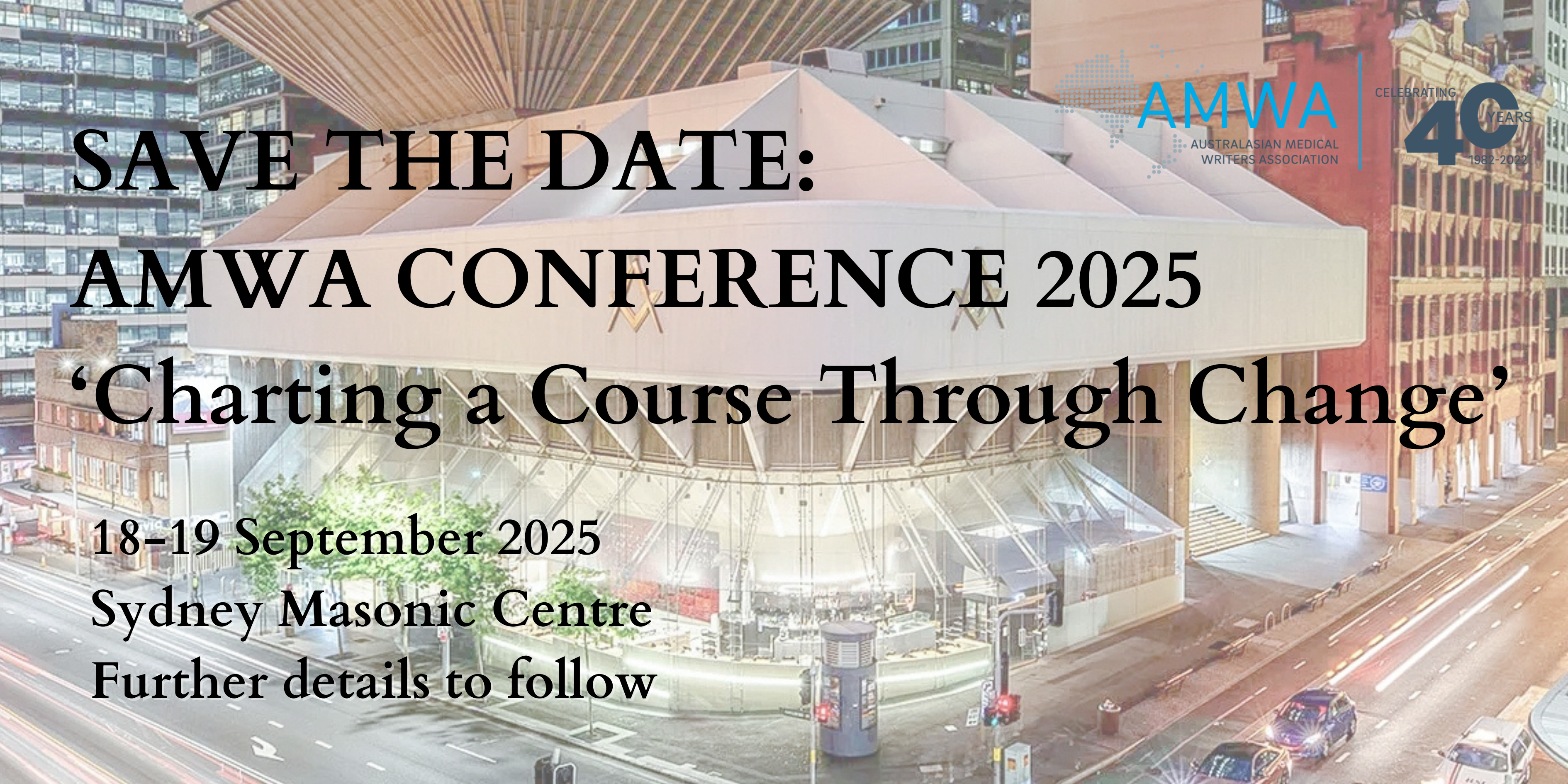 AMWA Conference 2025 - Save the Date